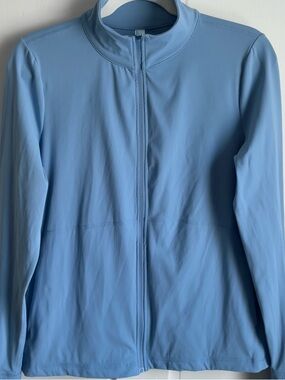 Zella Run Jacket Size M Blue Full Zip Athletic Lightweight
